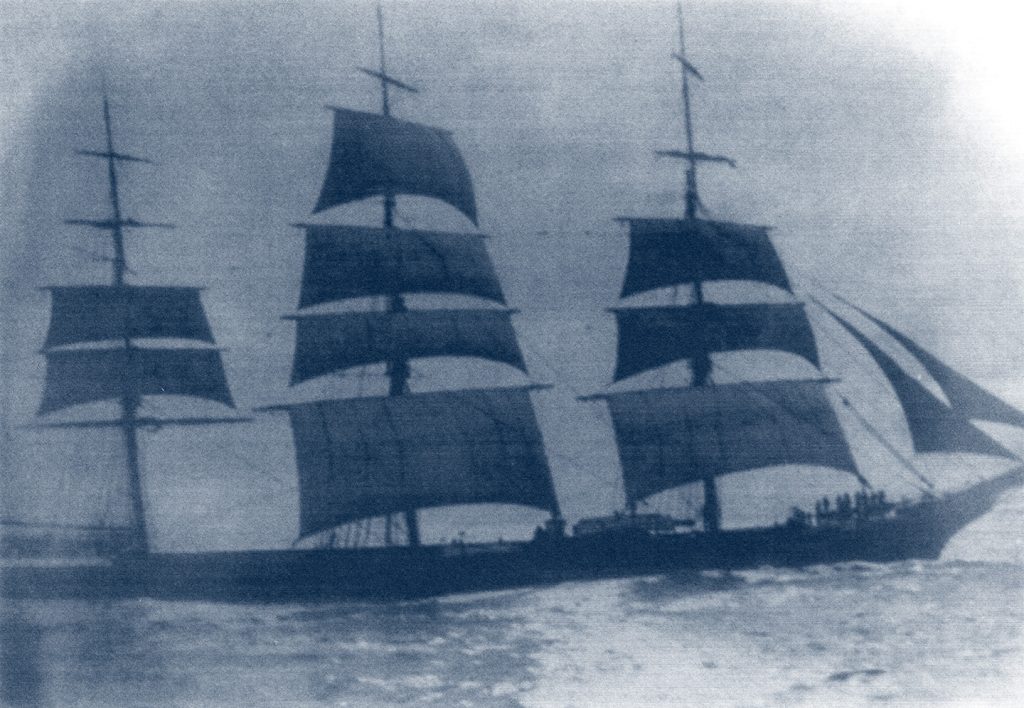 The clipper ship S.S. Marion Chilcott, 1901